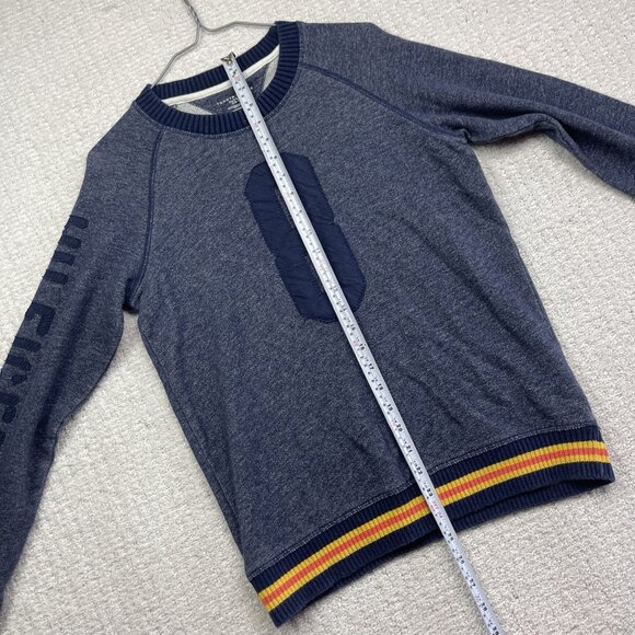 Retro Tommy Hilfiger Boys Youth XL 16-18 Navy Blue Crewneck Sweater Long sleeve - Picture 9 of 16